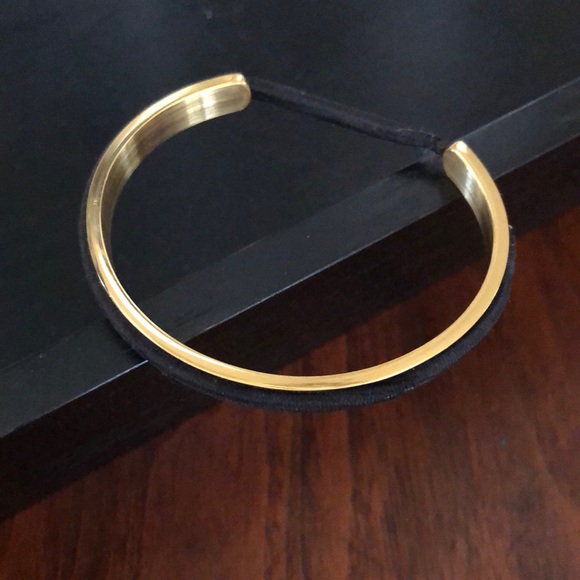 Cuff Elastic Ponytail Holder Bracelet in Goldtone - Picture 2 of 11